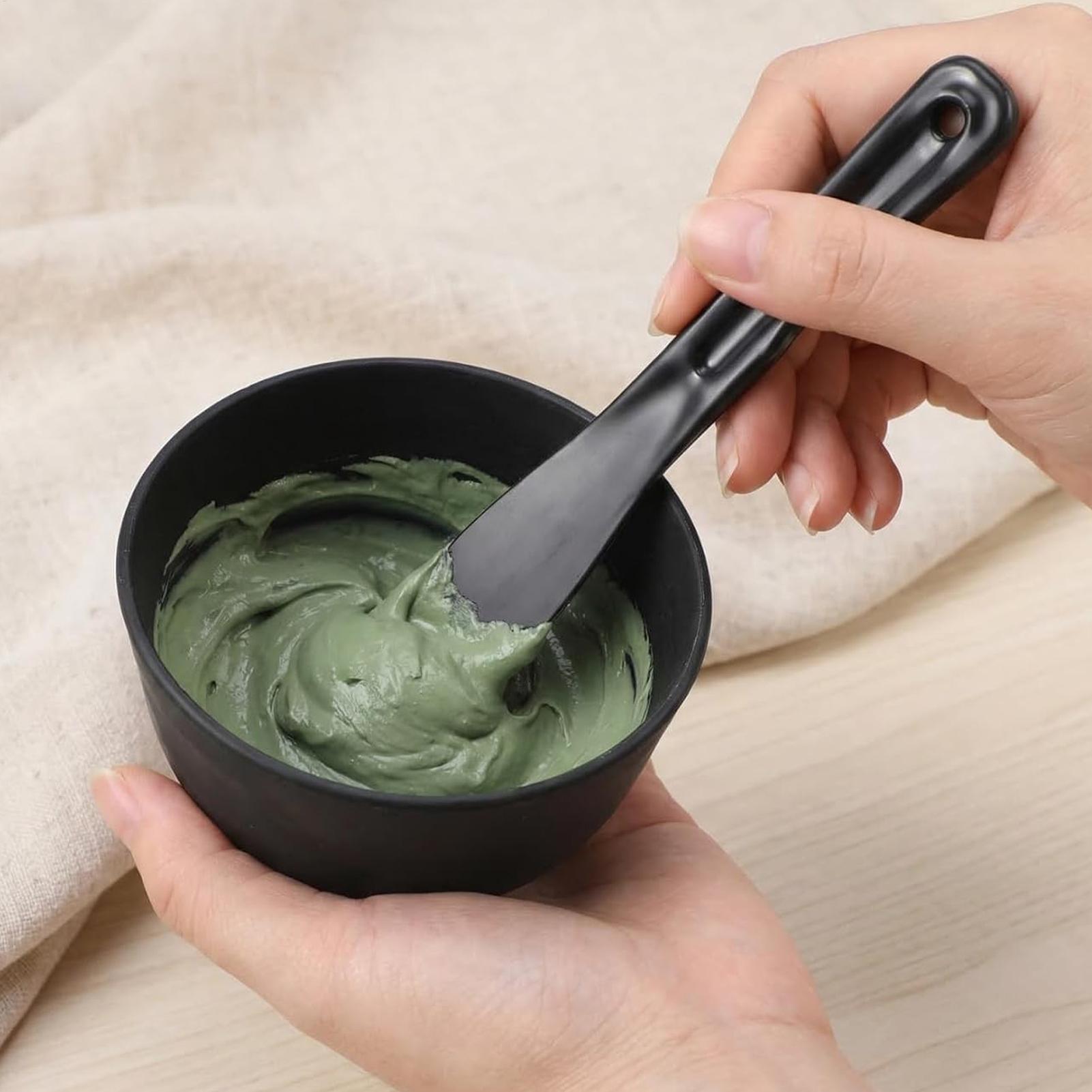 Face Mask Skincare - シリコン製フェイスマスクボウルセット マスクスティック 大型フェイスマスクパウダー混合ボウル スパチュラ DIYスキンケアセット スキンケアサロン