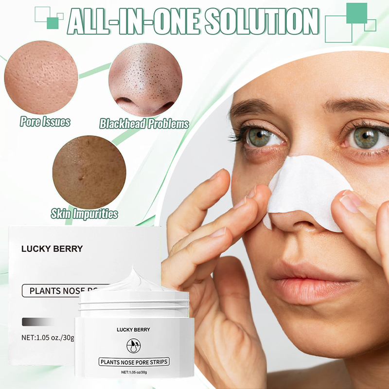 Face Mask Skincare - ホワイトクレイディープクレンジングノーズマスク – Tゾーン用ピールオフ毛穴浄化マスク、オイルコントロール、黒ずみケア、穏やかな肌の浄化