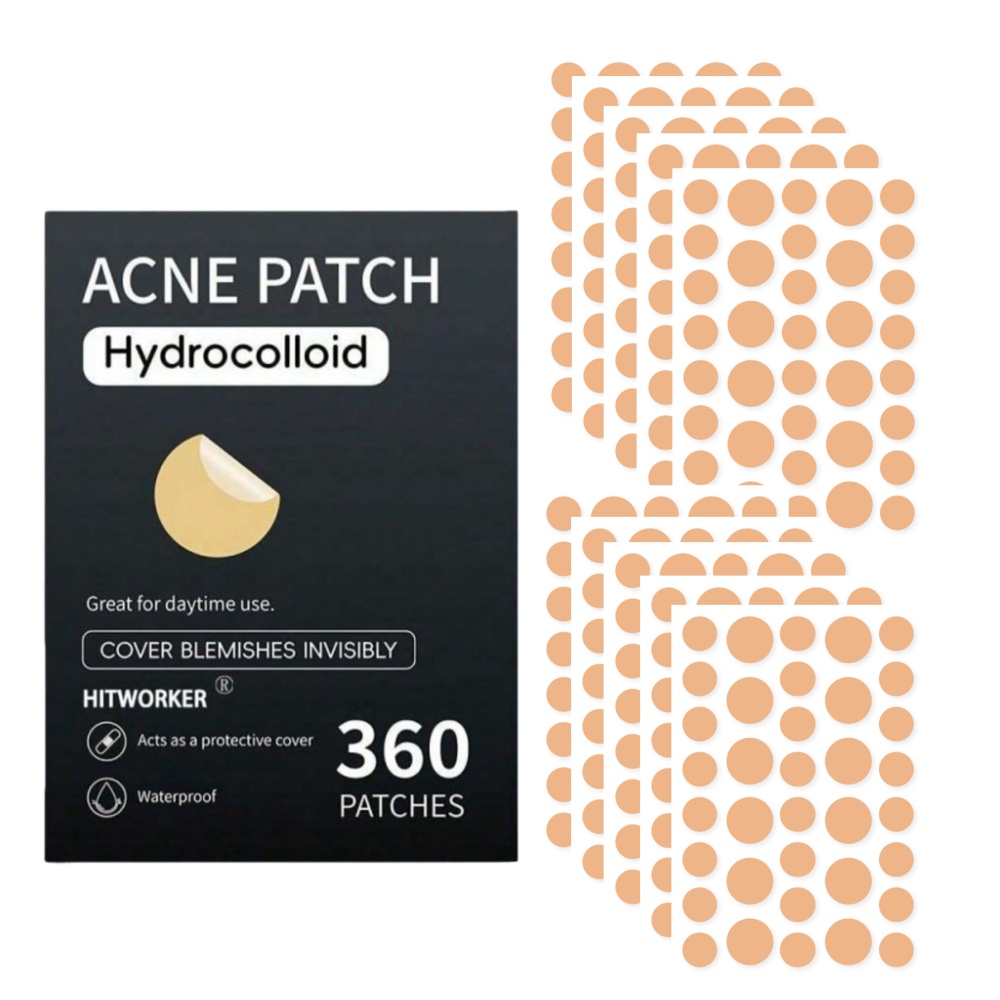 360枚/箱 ニキビパッチ - アルコールフリー、ニキビの分 - Face Oil のレビューと価格